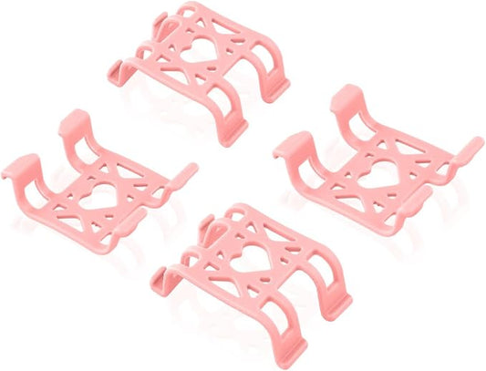 4pcs Tracker Attachment Clips, GPS Dog Tracker Silicone Cover Tracker Accessories for Dog Activity Tracker Parts Replacement (Pink)