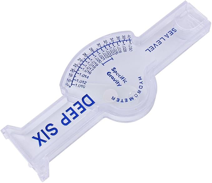 Yosoo123 Accurate Automatic Hydrometer SaltSalinity Meter Salinimeter for Fish (Long Type)
