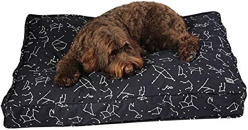 Molly Mutt Small Dog Bed Cover -Rocketman Print - Measures 22”x27”x5’’ - 100% Cotton - Durable - Breathable - Sustainable - Machine Washable Dog Bed Cover