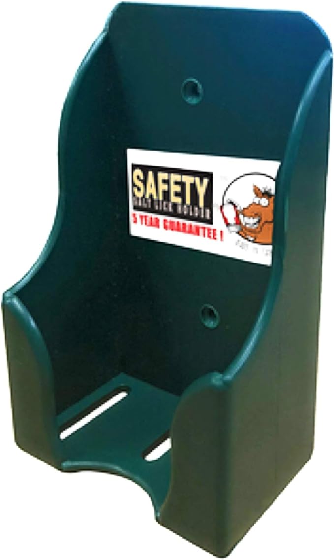 Durable Plastic Salt Block Holder for Horses Made in Canada (Green)