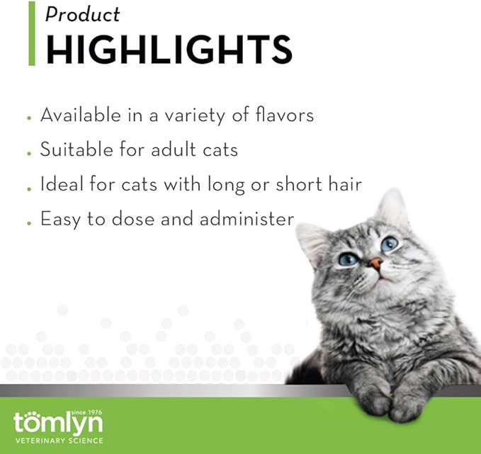 Tomlyn Laxatone Catnip-Flavored Hairball Remedy Gel for Cats, 4.25oz