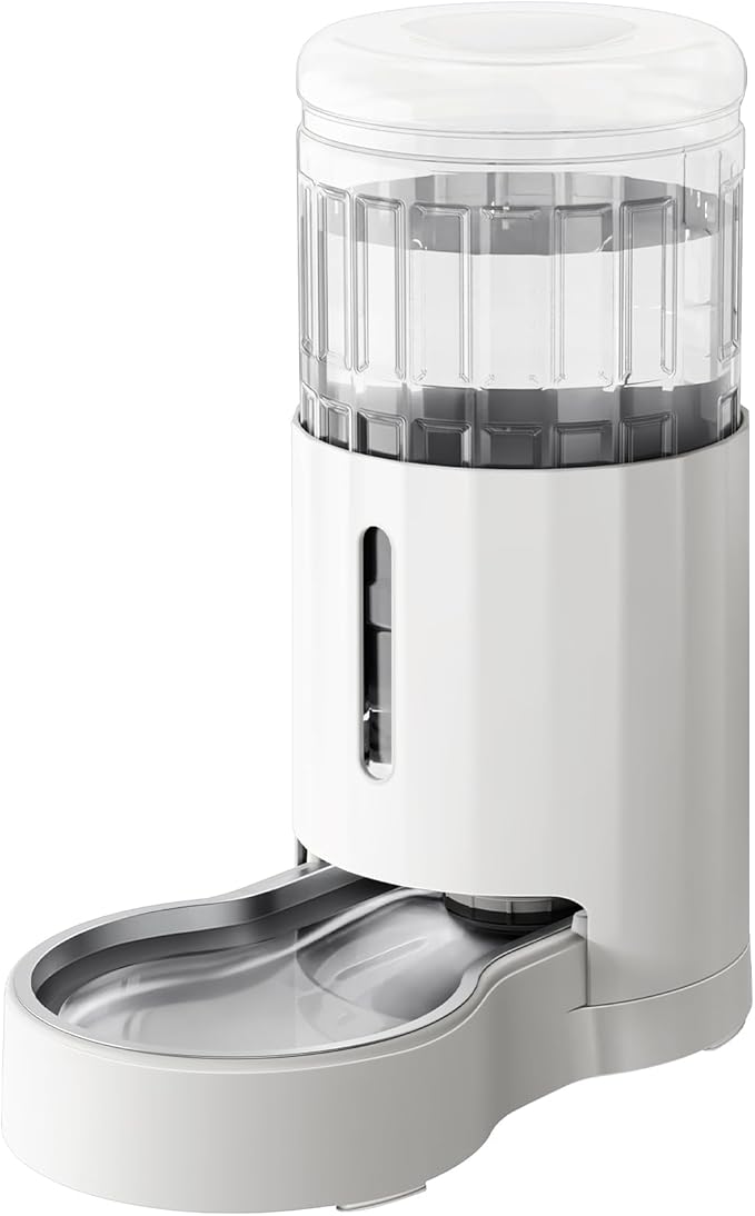 CZPET Automatic 7L Dog and Cat Water Dispenser with Stainless Steel Bowl Gravity Waterer,100% BPA-Free,Large Capacity and Drinking Area Noise-Free for Pets