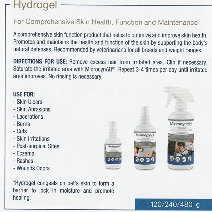 Wound and Skin Care Sprayable Hydrogel, 16-Ounce