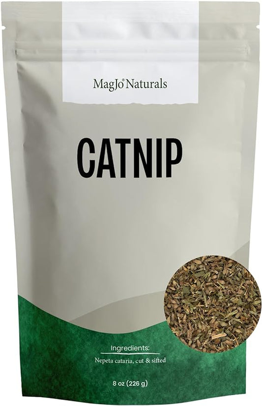 MagJo Naturals Farm Direct Catnip | Freshest Available | Bulk Bag (Half Pound)