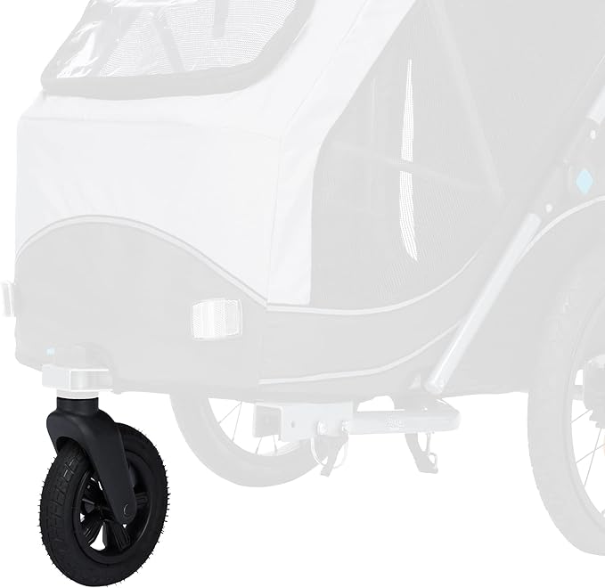 TRIXIE Dog Bike Trailer/Jogger Front Wheel, Conversion Kit