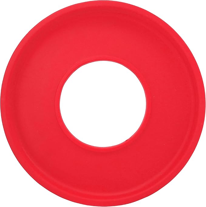 Nerf Dog Atomic Flyer Dog Toy, Flying Disc, Lightweight, Durable and Water Resistant, Great for Beach and Pool, 10 inch diameter, for Medium/Large Breeds, Single Unit, Red