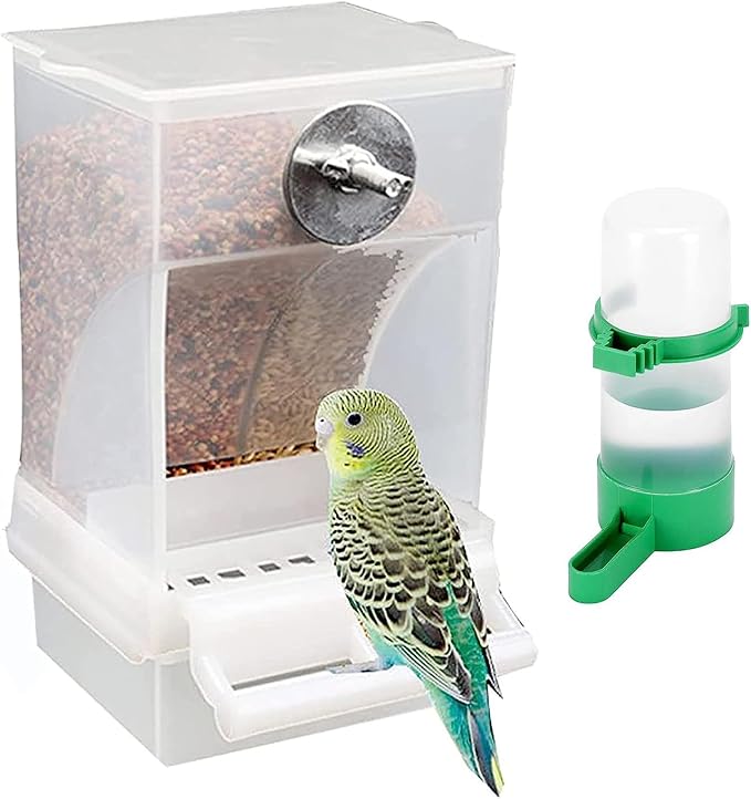 Anti Spill Bird Feeder for Multiple Pets, Polyester Material, No Mess