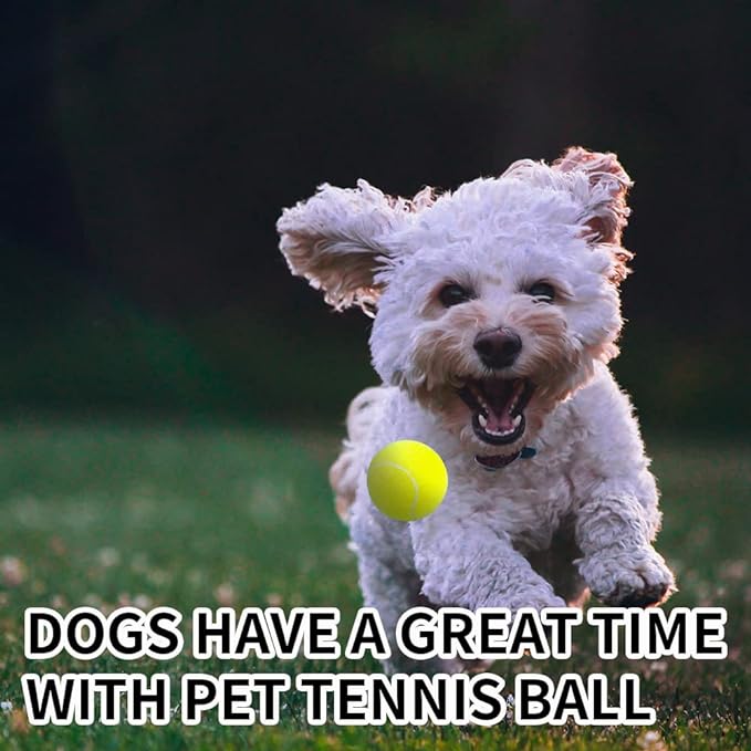 Dog Tennis Balls 16 Pack Pet Mini Tennis Ball for Small Medium Dogs Fetching (2 inch)