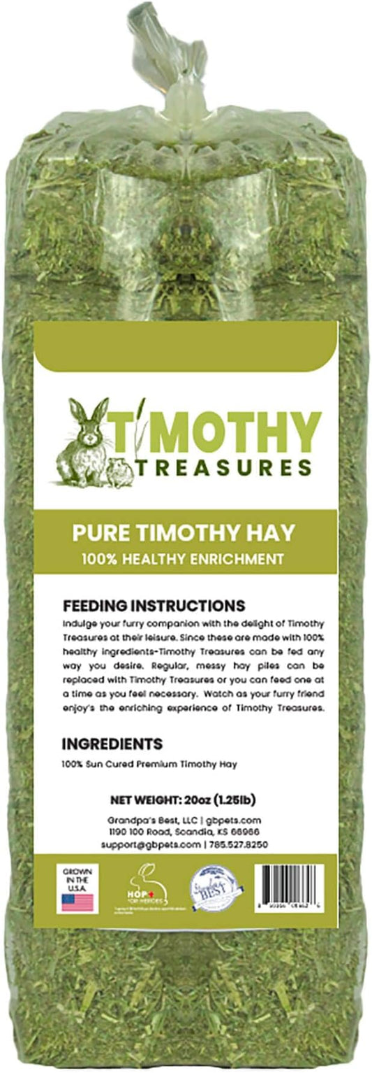 Pure Timothy Enrichment Hay for Rabbits and Small Animals