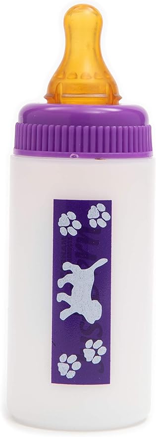 Lixit Nursing Bottle Kits for Puppies, Kittens, Guinea Pigs, Ferrets, Rabbits, Raccoons, Squirrels and Other Pets That need hand feeding (4 Ounce (Pack of 1), Clear)