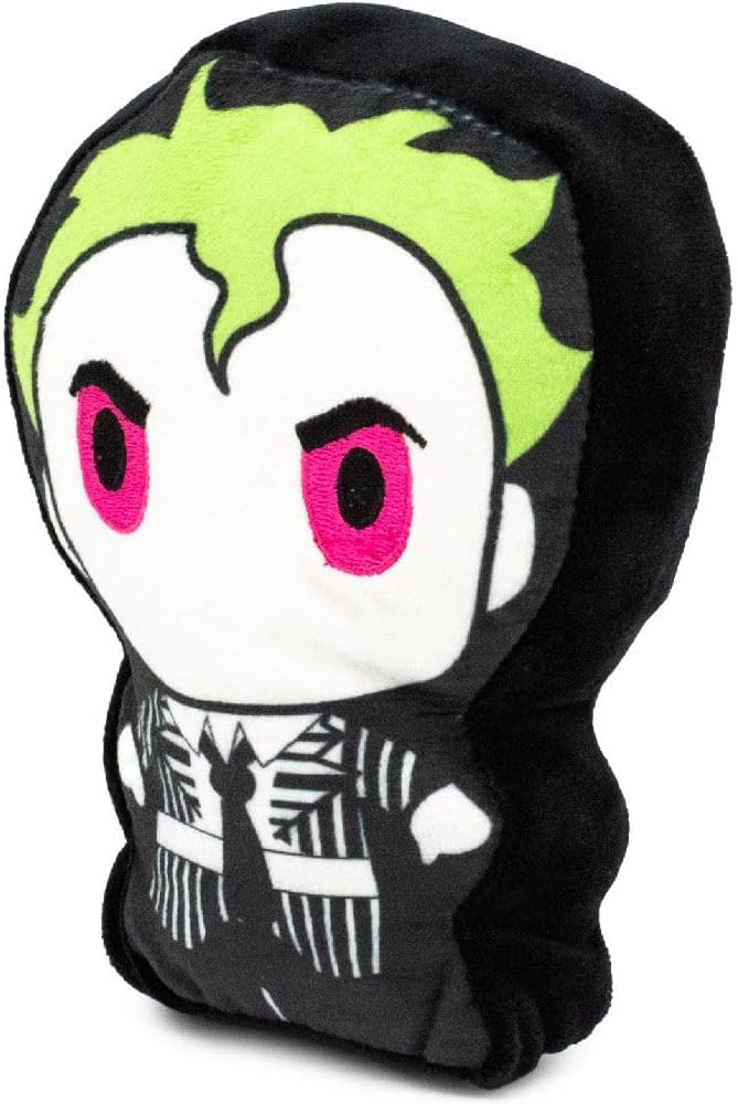 Buckle-Down Dog Toy, Horror, Plush Squeaker Chibi Beetlejuice Standing Pose,DTPT-WMVL