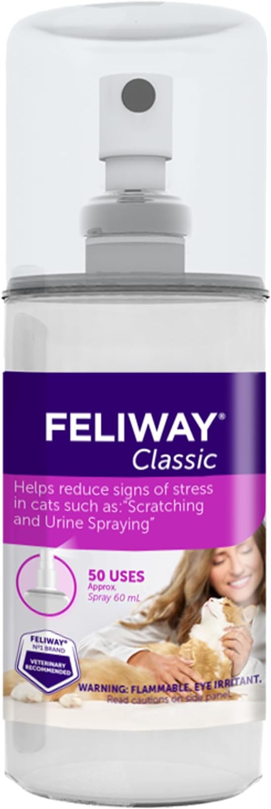 FELIWAY Classic Cat Calming Pheromone Spray (60 mL)