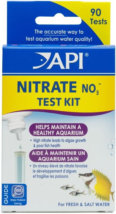 API GH & KH Freshwater Aquarium Water Test Kit Bundle Nitrate 90-Test Aquarium Test Kit