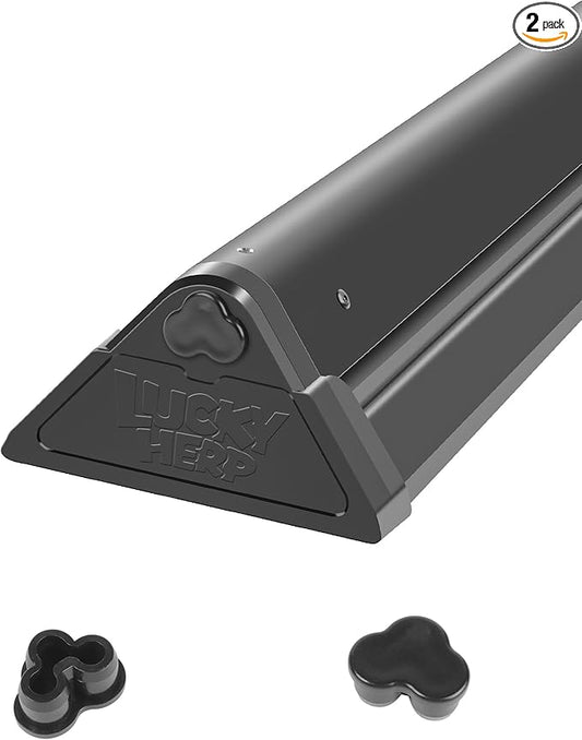 LUCKY HERP T5 Reptile Light Fixture Socket Plugs - 2 Pack Plastic Socket Plugs for UVB Reptile Lighting Fixture