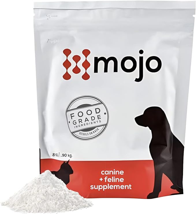 Mojo Joint Supplement for Dogs and Cats, Feline + Canine Food Grade Hip & Joint Supplement with Glucosamine and Chondroitin, Dog & Cat Mobility Supplement (Large, 16 oz)