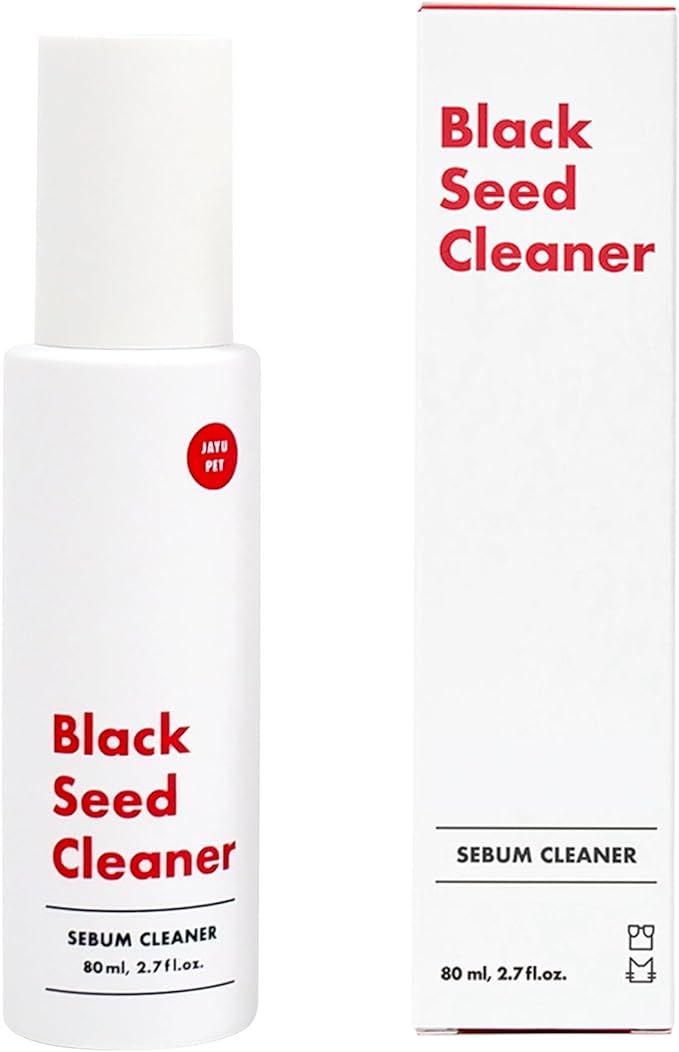 Black Seed Cleaner - Cat Chin Acne Treatment, Non-toxic Hypoallergenic Cleanser, 2.7 fl.oz (80ml)