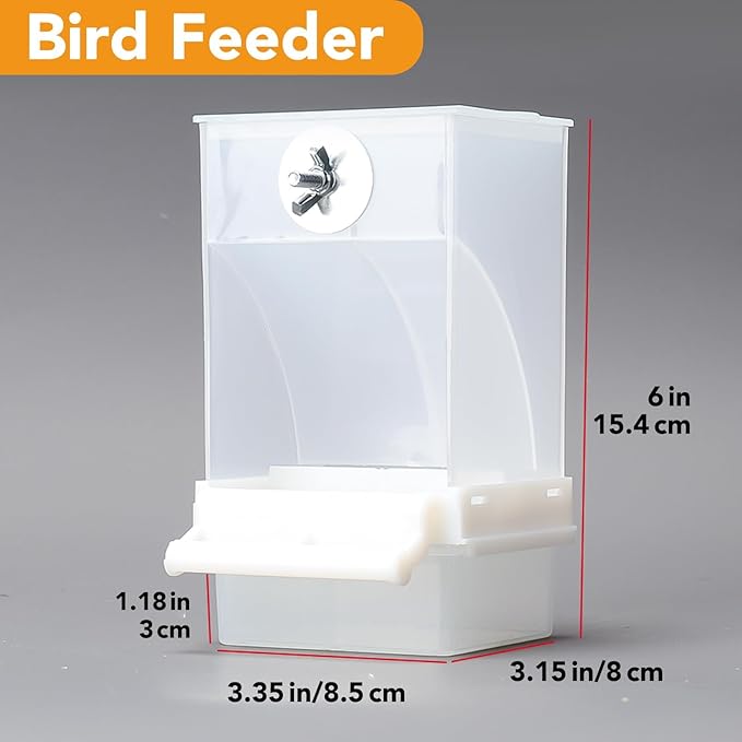 Anti Spill Bird Feeder for Multiple Pets, Polyester Material, No Mess