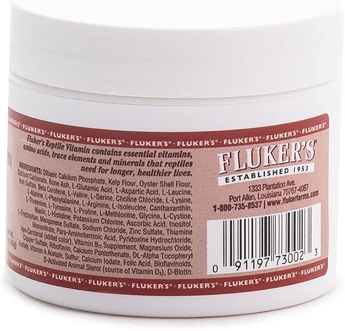 Fluker's Repta Vitamin, Reptile Supplement With Beta Carotene, 1.5 oz