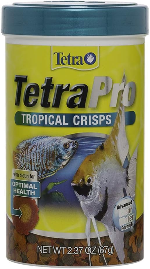 Tetra 77072 TetraPRO Tropical Crisps for Fishes, Net wt 2.37 oz