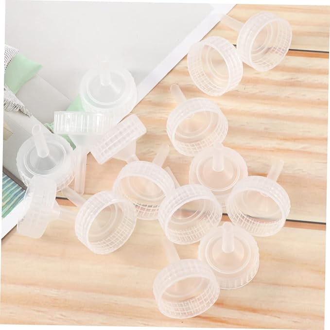 30 Pcs Brine Shrimp Hatchery Artemia Hatchery Bottle Caps Shrimp Feeding Bottle Cap Incubators Shrimp Hatchery Cola Bottle Cap Tool Kit Shrimp Hatching Cap Shrimp Net Aquarium