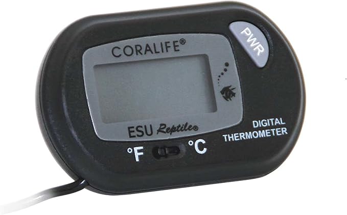 Coralife Aquarium Fish Tank Digital Water Thermometer