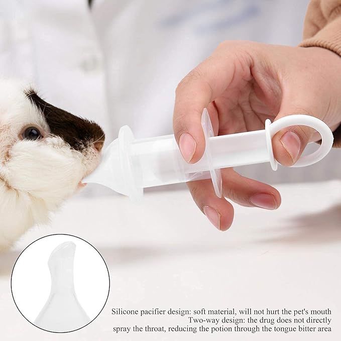 Pet Feeding Syringe Soft Tip Cat Dog Syringe Bottles for Pet Feeding Oral Syringe Pet Liquid Feeding Kit for Nursing Puppies and Kittens