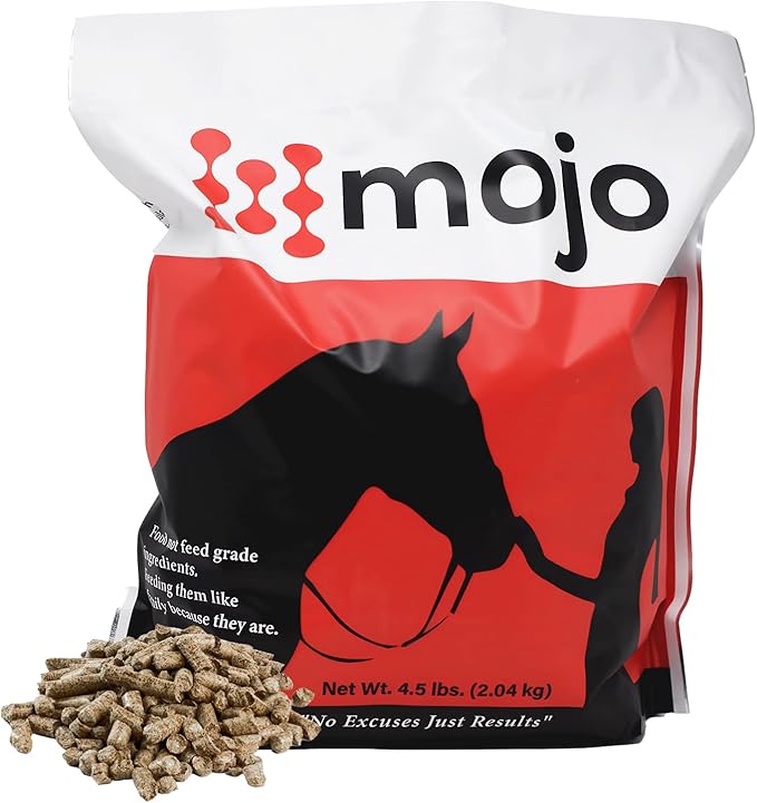 Mojo Joint Horse Supplements, Equine Pelleted Supplement, All Natural Joint Care Supplement for Horses, 4.5 lbs