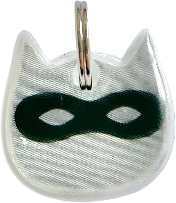 Reflective Cat Charm. Safety Cat Tag. Lightweight, High Visibility, Waterproof. Fits All Reflective Cat Collars. Other Styles Available