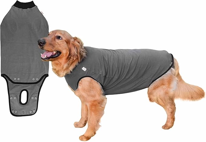 BellyGuard Recovery Suit for Dogs, After Surgery Dog Recovery Suit Female and Male, Soft Cotton Dog Surgery Suit Female Spay, Dog Surgical Recovery Suit Male Neuter, Comfy Surgical Onesie for Dogs.