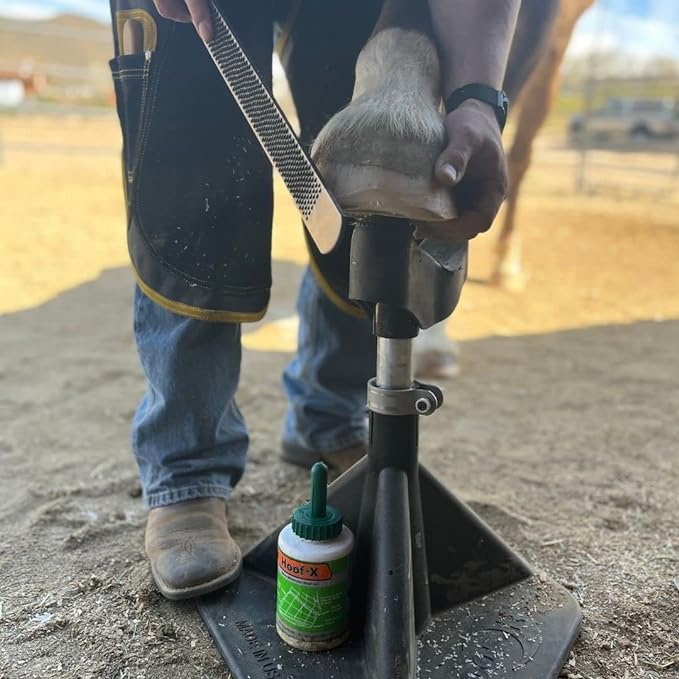 Blacksmith Farrier Horse Hoof Stand, Black