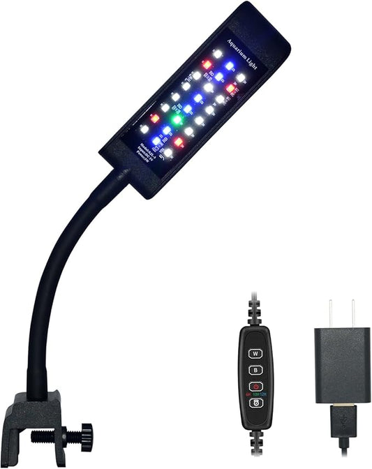 VARMHUS Aquarium lED Light,Fish Tank Light, Plant Light (4.8W, Black)