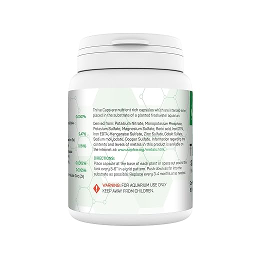 ThriveCaps | Aquarium Root Fertilizer Tabs Caps 60 Count