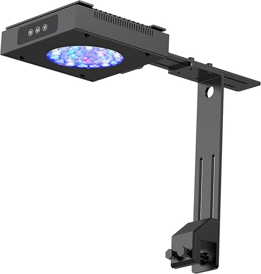 NICREW 50 Watts Aquarium LED Reef Light, Dimmable Full Spectrum Marine LED for Saltwater Coral Fish Tanks
