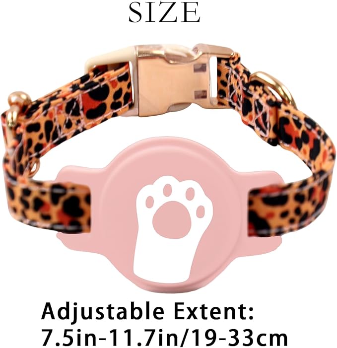 Cat Locator Pet GPS Tracker Collar - Fi Finder & Activity Monitor with Perimeter Control Adjustable Collar, IP70 Waterproof Tracking Device,Real-Time Tracking, No Monthly Fees (Only iOS)