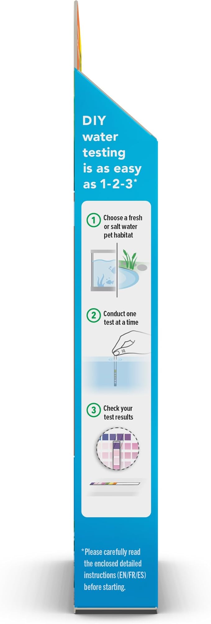 My Pet® 7-Way Aquarium & Fishpond Test Kit – 25-Strips/Kit Test Freshwater or Saltwater – pH, GH, KH, Alkalinity, Nitrate, Chlorine & Nitrite