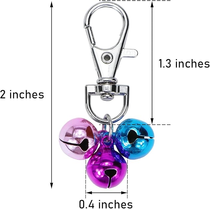 Cat Collar Bells Loud Dog Bell Training Charm Pendants for Pet Puppy Kitty Necklace Collar