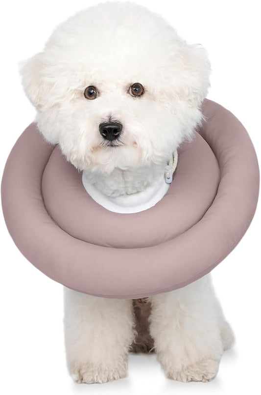 Dog Cones for Small Dogs,Comfortable Adjustable Soft Dog Cone Alternative After Surgery,Elizabethan Donut Collar for Small Dogs Recovery,Different Sizes for Cats,Medium Dogs and Small Dogs