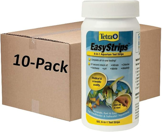 Tetra 1000 Count EasyStrips 6-in-1 Test Strips (pack of 10)