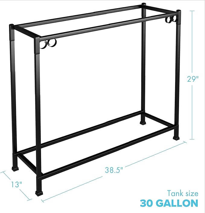 TitanEze 30 Gallon Double Aquarium Stand (2 Stands in 1), Fish Tank Stand, Bird Cage Stand, 38.5" W x 29" H x 13" D