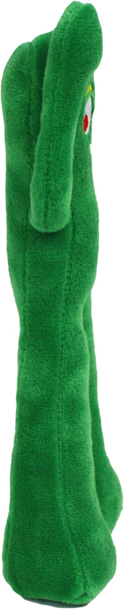 Multipet Gumby Plush Filled Dog Toy, Green, 9 inch (Pack of 1)