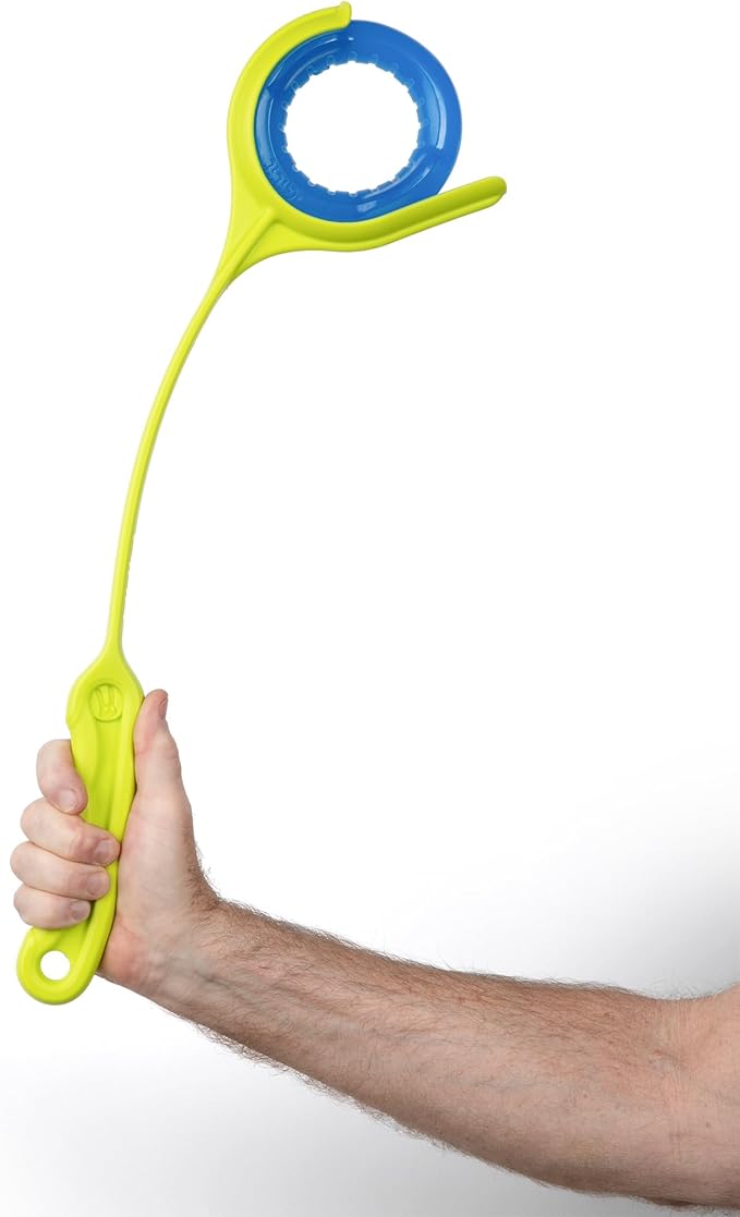 MAX! - Launcher + Ring, Epic Fetch Dog Toy, Slobberless/Clean Hands Loading, for Medium to Large Dogs