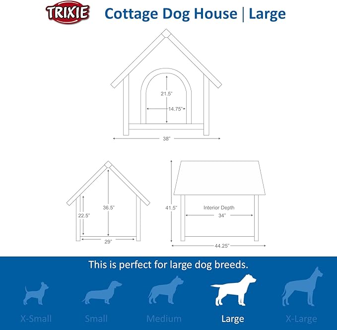 TRIXIE natura Cottage Dog House | X-Large