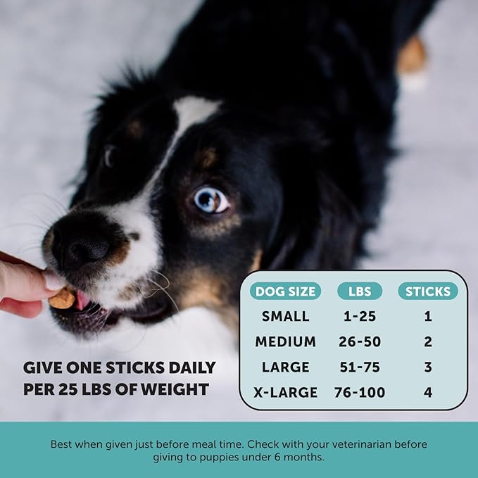 Pet Honesty Hemp Calming Fresh Sticks - Dental Sticks for Dogs - Natural Dental Chews, Calming Support for Dogs, Reduce Hyperactivity and Anxiety, Freshen Dog Breath, Reduce Plaque + Tartar - (30 ct)