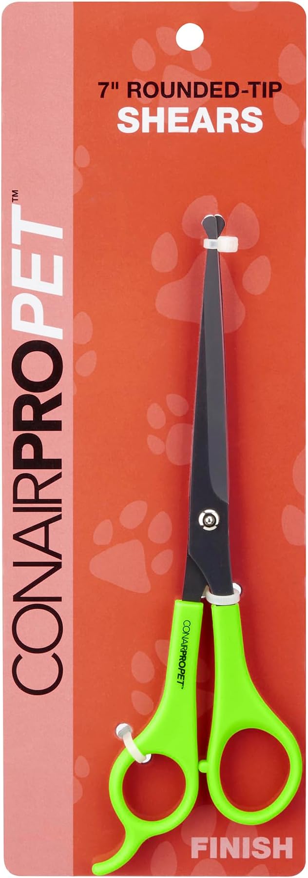 CONAIRPRO dog & cat 7" Scissors for Grooming with Rounded Tip For Added Protection, Ideal for all Size Breeds