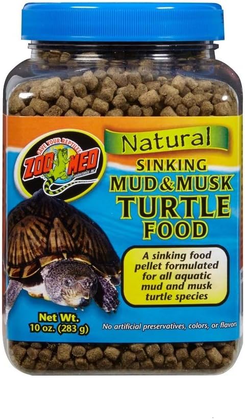 Zoo Med Laboratories Zoomed Mud & Musk Sinking Aquatic Turtle Food, 1 Count, One Size