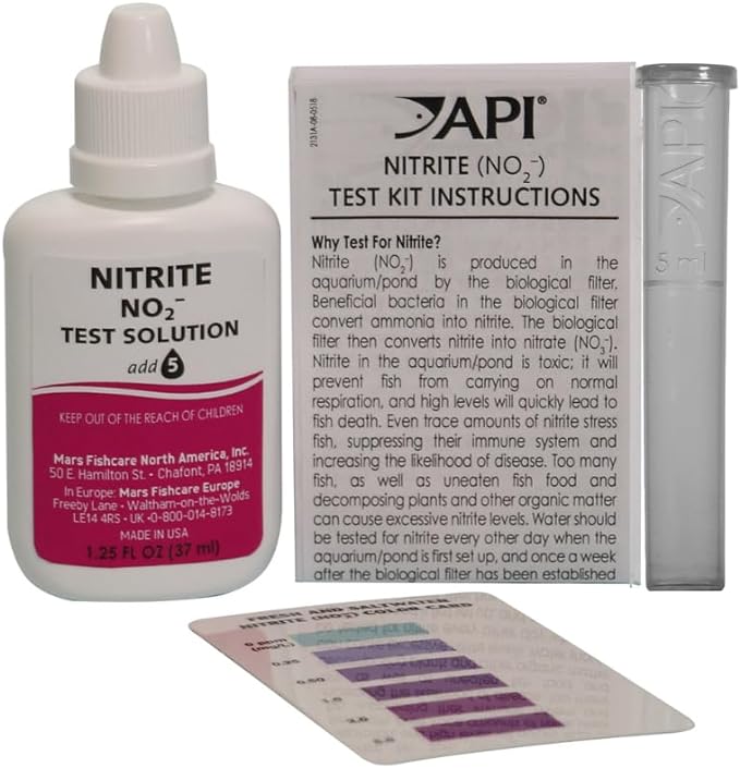 API NITRITE TEST KIT 180-Test Freshwater and Saltwater Aquarium Test Kit