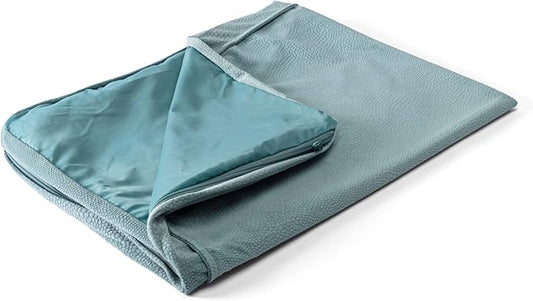 Best Friends by Sheri Dog Bed Cover Replacement for Nap Mat Dog Bed, Microfiber Ilan, Tide Pool, 27" x 36"