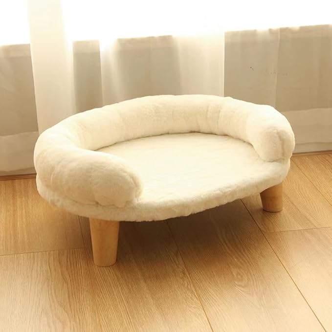 cat sofa cat coach Pet sofa pet coach cat chair Cat Couch Bed cat sofa bed with 4 sturdy wooden legs, suitable for small cats and dogs