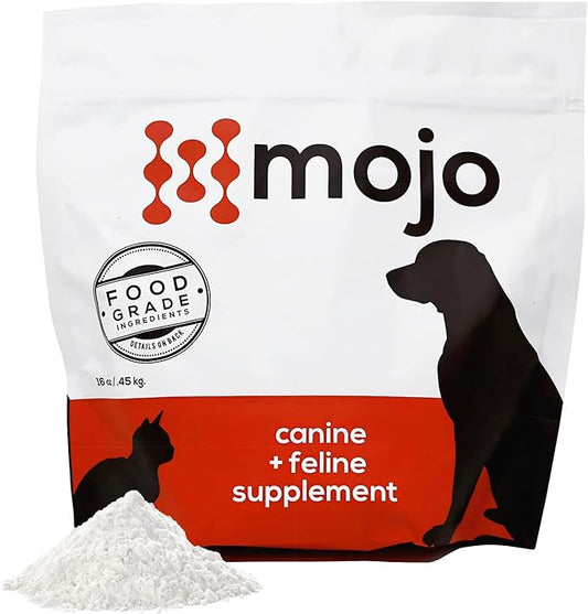 Mojo Joint Supplement for Dogs and Cats, Feline + Canine Food Grade Hip & Joint Supplement with Glucosamine and Chondroitin, Dog & Cat Mobility Supplement (Small, 8 oz)