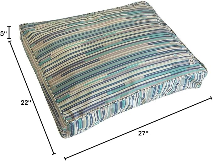 Molly Mutt Small Dog Bed Cover - I Don't Like Mondays Print - Measures 22”X27”X5”- 100% Cotton - Durable - Breathable - Sustainable - Machine Washable Dog Bed Cover